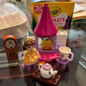 LEGO Duplo 10877 - Belle's Tea Party Disney Beauty & The Beast Incomplete